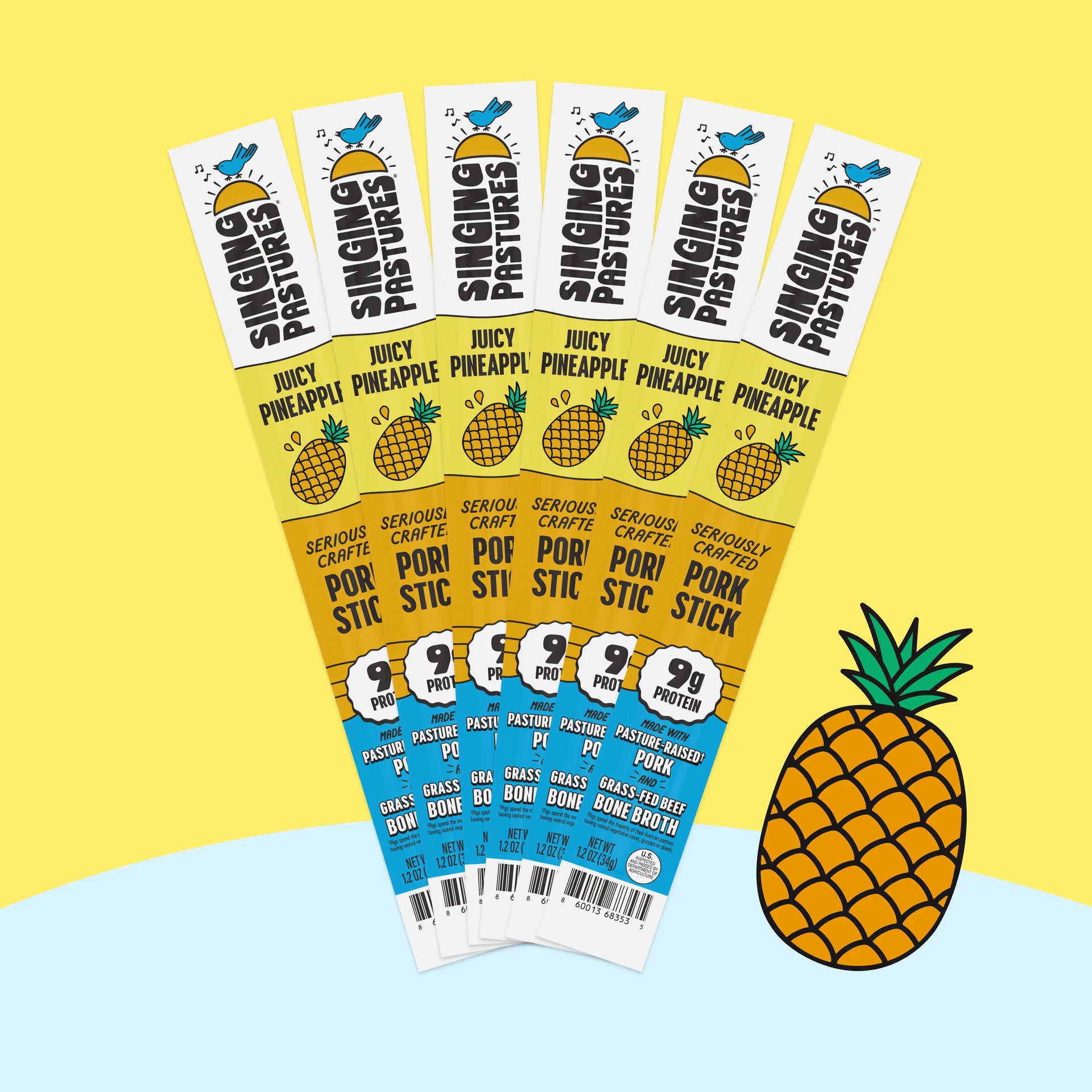 Sweet & Savory Pineapple Meat Sticks | Singing Pastures
